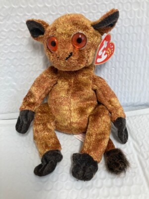 Ty Beanie Baby   GIZMO The Lemur 8'' Plush New MWMT's