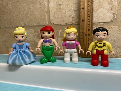 Lego Duplo Disney Princess Cinderella Ariel ,Aurora Prince