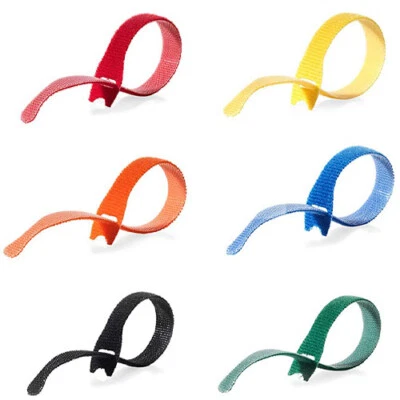 VELCRO® One-Wrap Cable Straps Ties Double Sided Reusable fastener 20x200mm