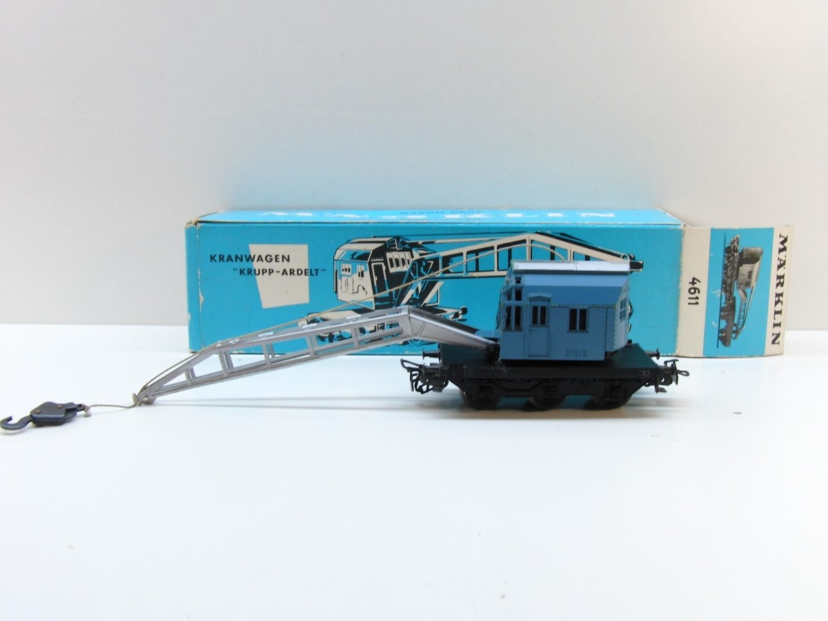 メルクリン marklin　HOゲージ　1981年製　4611 移動式クレーン車 Marklin HO #4611 Crane Wagon 