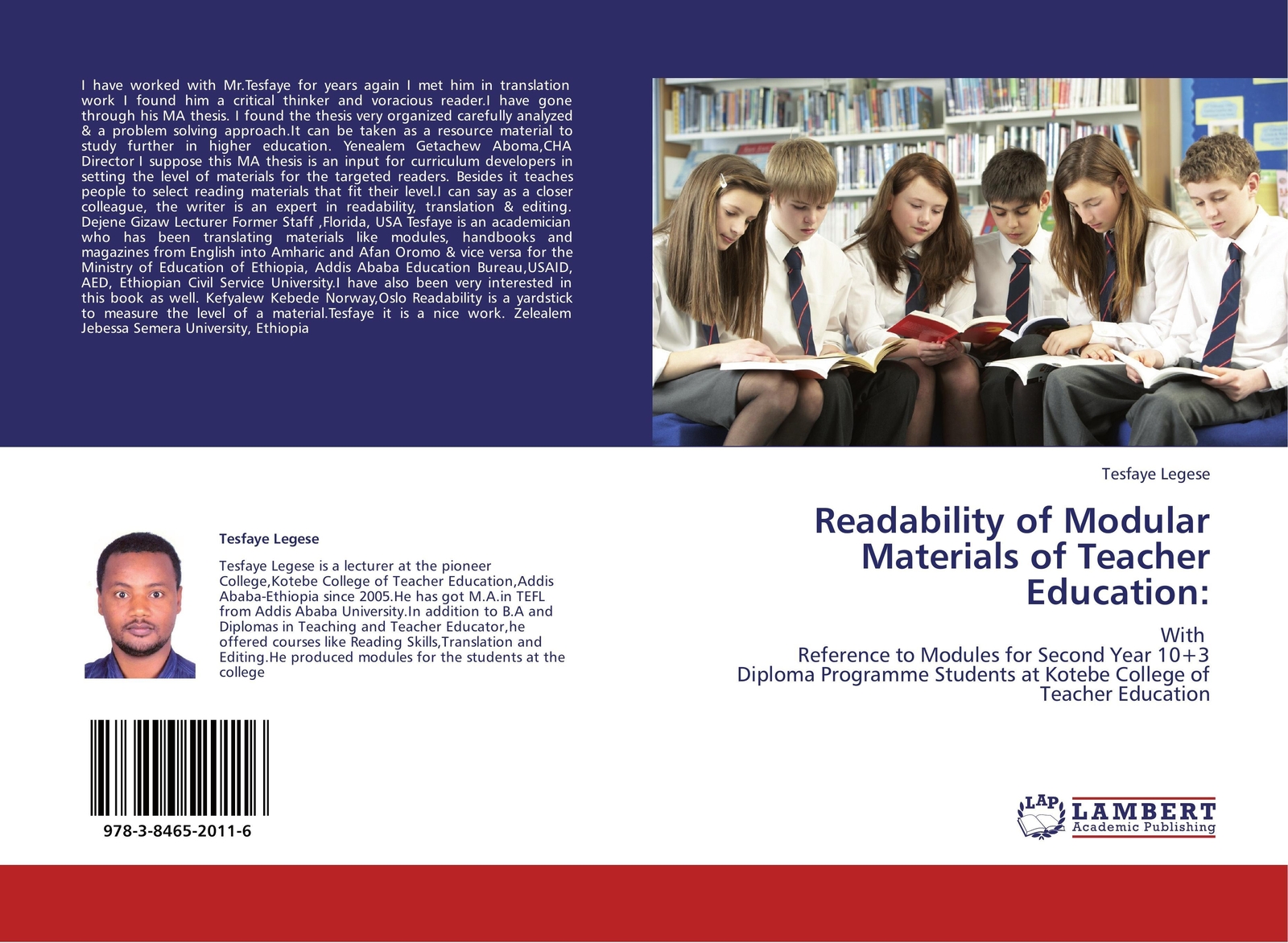 Tesfaye Legese | Readability Of Modular Materials Of Teacher