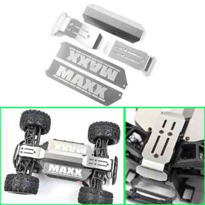Metall Chassis Panzerschutzplatte Für 1/10 RC Monster Truck Traxxas Mini Maxx