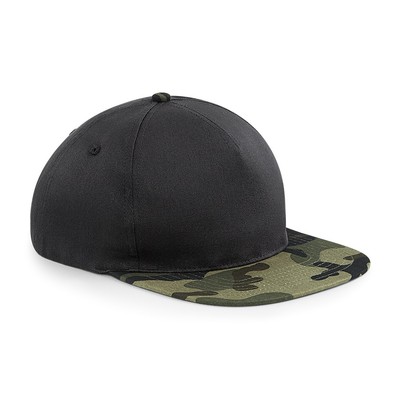CAPPELLO MILITARE - NERO-MIMETICO - VISIERA PIATTA CAMOUFLAGE - CAMO - |  eBay