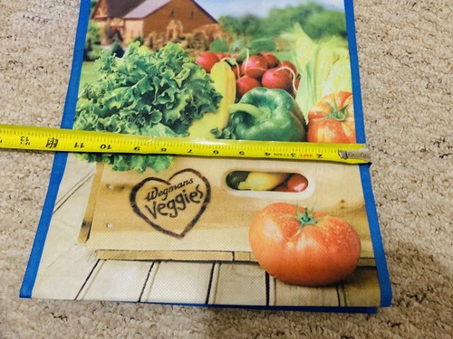 Wegmans FABRIC Reusable Grocery Shopping Bag Tote Eco Friendly w/Liner- NWT!! - Picture 18 of 22