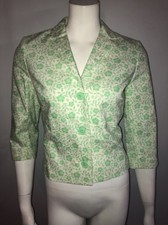 Tocca Womens Floral Print Jacket Size Xs