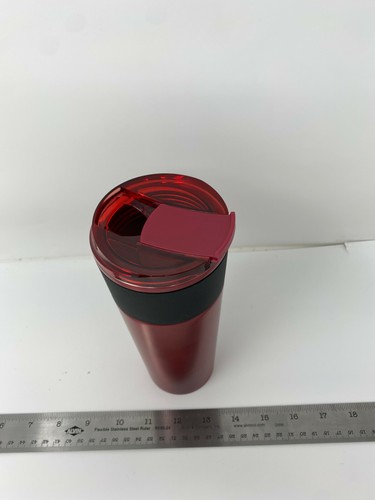 Authentic Starbucks 16Oz Stainless Steel Travel Tumbler Red Banded 2021 HOLIDAY - Picture 3 of 3
