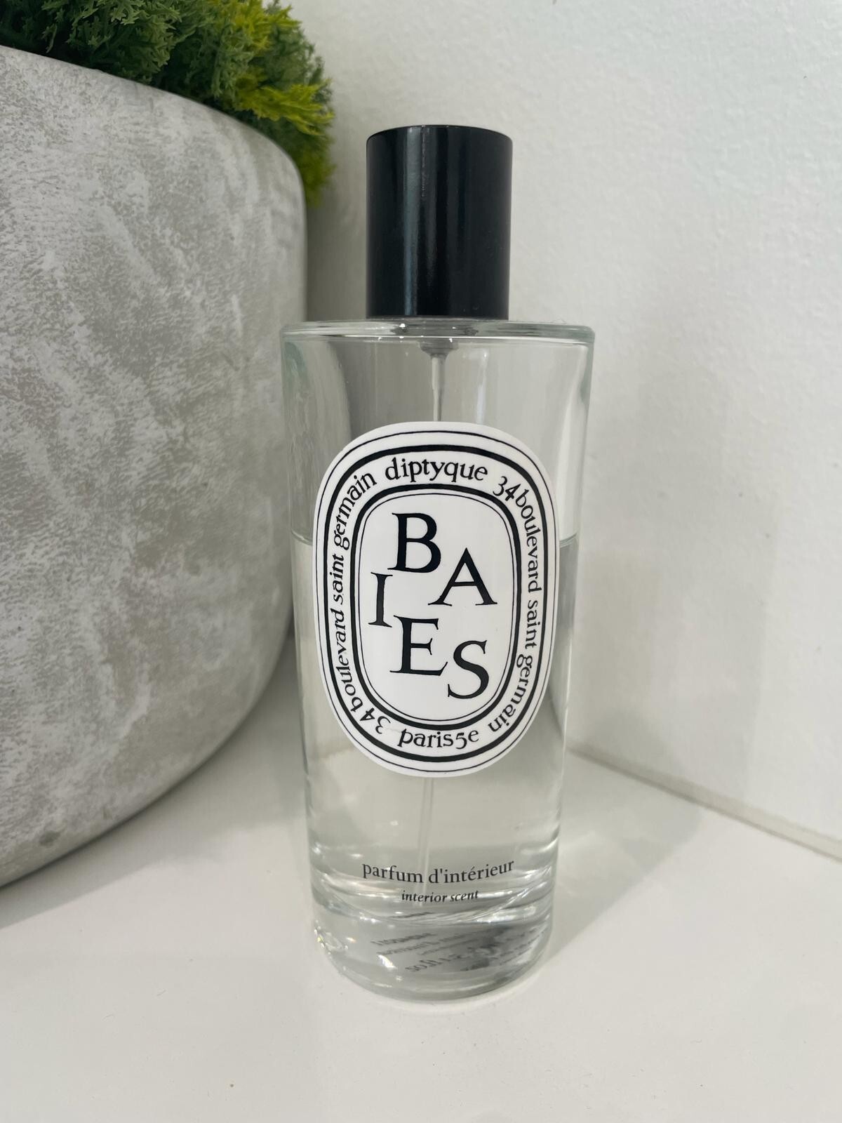 Diptyque Baies Room Spray interior Scent 150ml 5.1oz Opened See