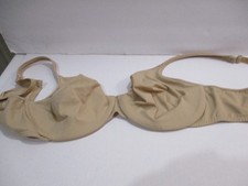 Vintage Hanes Her Way Beige Underwire Smooth Seamless Bra Undercup Support -40-D
