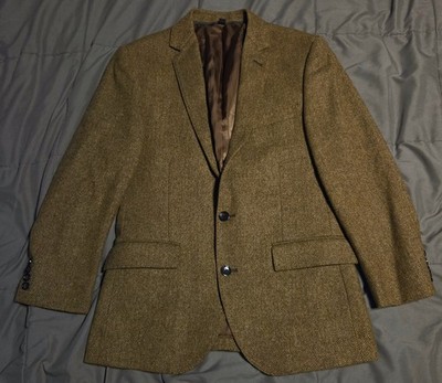 J Crew Brown Herringbone Blazer