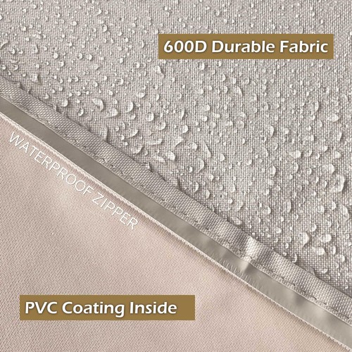 Outdoor TV Cover 60-65 Inch, 600D Heavy Duty 4 Season Weatherproof TV Screen ... - Picture 3 of 8