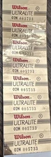 Wilson Ultralight Golf Shaft Labels Seven (7) Labels total