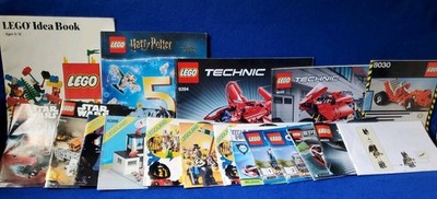 Lot of 17 LEGO Instruction Manuals - Technic, Star Wars, Harry Potter, Legoland,