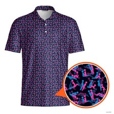 Funny Exercise In The Midnight All Print Golf Polo Shirt Size S-5XL