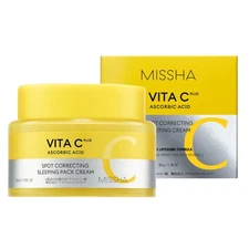 MISSHA Vitasy Plus Sleeping Cream (Night Cream, Leave-in Pack) (50g) Japan