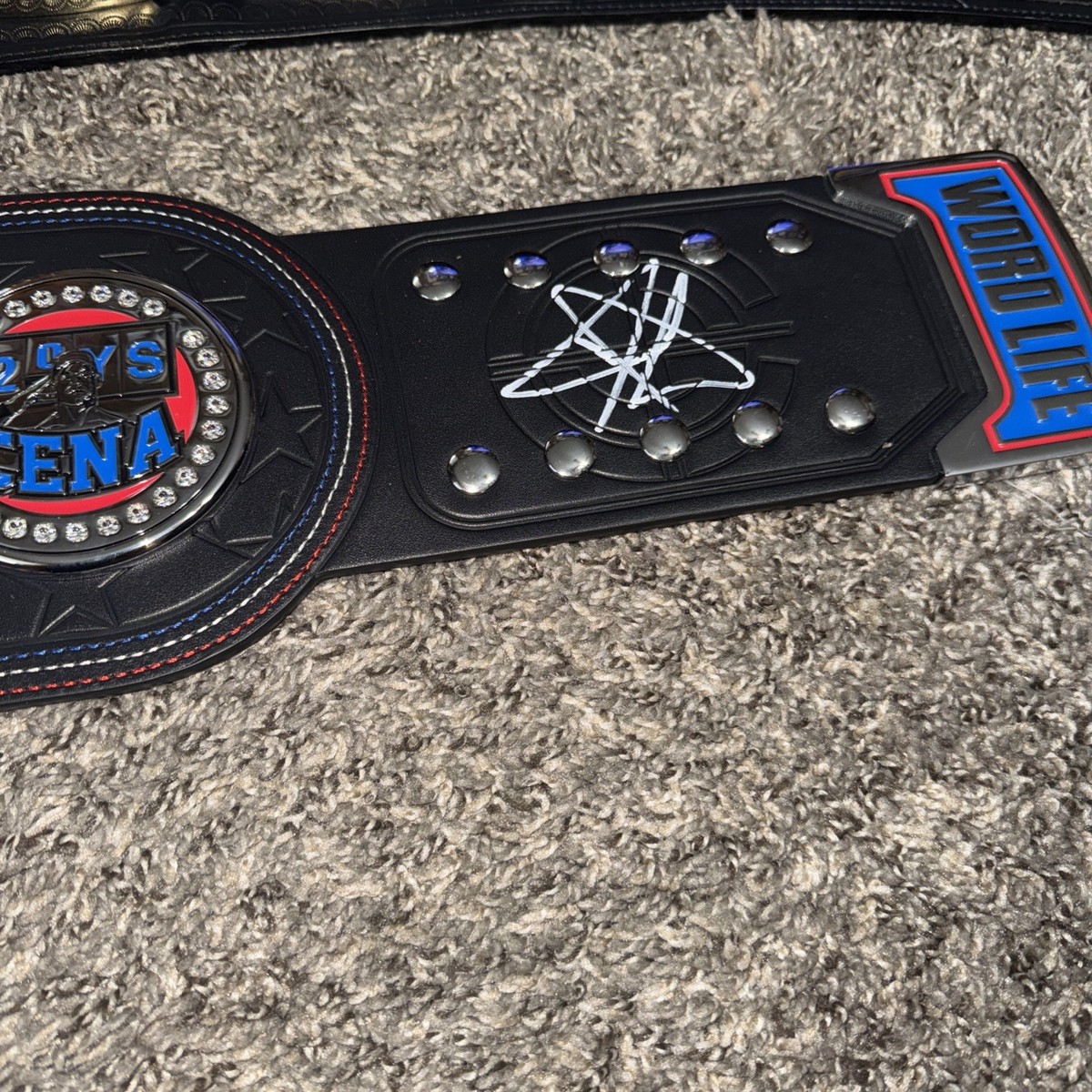 John Cena Signed WWE Legacy Championship Belt Inscribed + COA | eBay