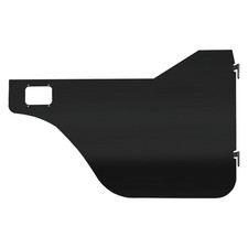 For Jeep Cj5 76-83 Warrior Smooth Black Half Doors W Rotary Style Paddle