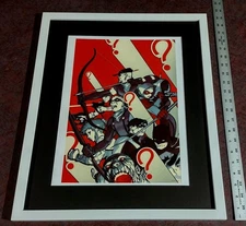James Jean Green Arrow DC comic cover Poster Portfolio art book 16x20" frame