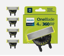 4x Philips /OneBlade Replacement Razor 360 Blade Heads, QP440/50/ 6.41 per razor