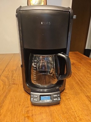 Krups ProAroma FME2-14 12-Cup Programmable Coffee Maker Black Tested Working