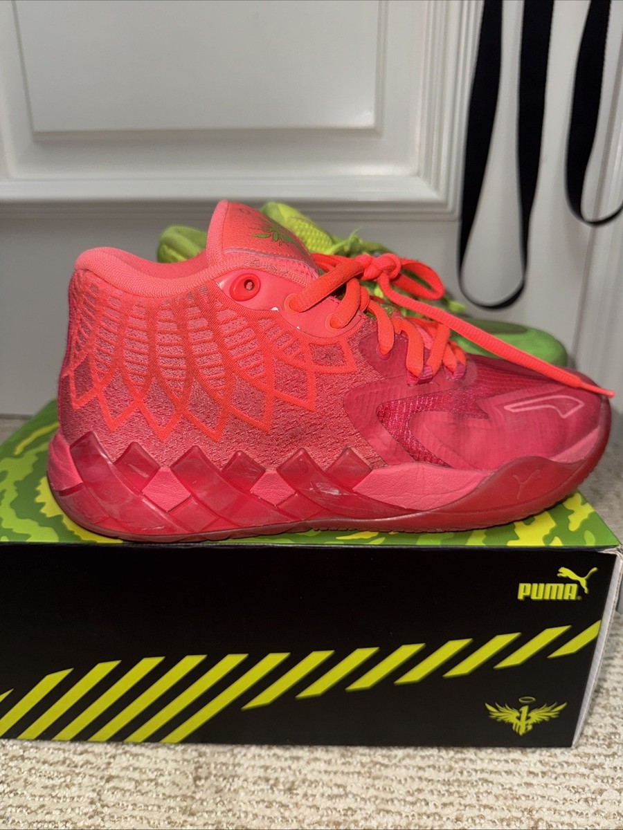 PUMA MB.01 Rick and Morty Green/Red 2022 8 Sneakers Neon