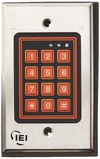 Linear IEI 212w Indoor/Outdoor Flush-Mount Weather Resistant Keypad, Stainless