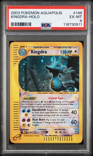 Kingdra graded PSA 6 for sale on eBay