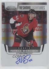 2011-12 Certified Freshman Signatures Patrick Wiercioch #171 Auto 0c3
