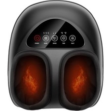 Shiatsu Foot Massager with Heat Deep Kneading Air Compression for Relaxation