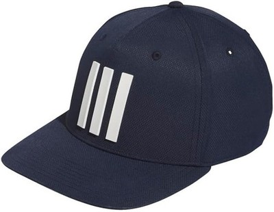 Brand New Adidas 3-Stripes Tour Golf Snapback Hat - Navy - FREE SHIPPING
