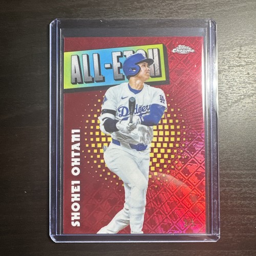 Shohei Ohtani [Red Refractor] #1 2025 Topps Chrome Logofractor card