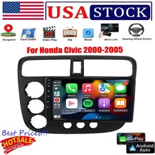 For Honda Civic 2000-2005 Androidauto Carplay 9 Car Stereo Radio Mp5 Hd Player