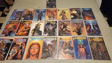 Top Cow Productions Witchblade Tomb Raider Comic Book Lot Variant Boarded
