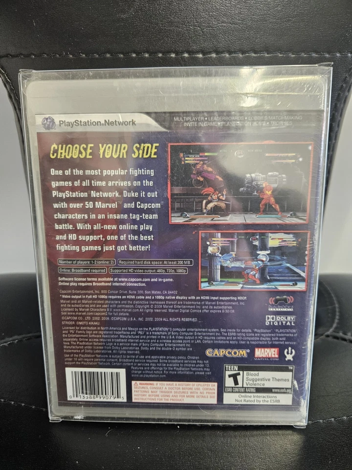 Marvel Vs Capcom 2, Ps3, Ntsc, Sealed - Image 2 of 2