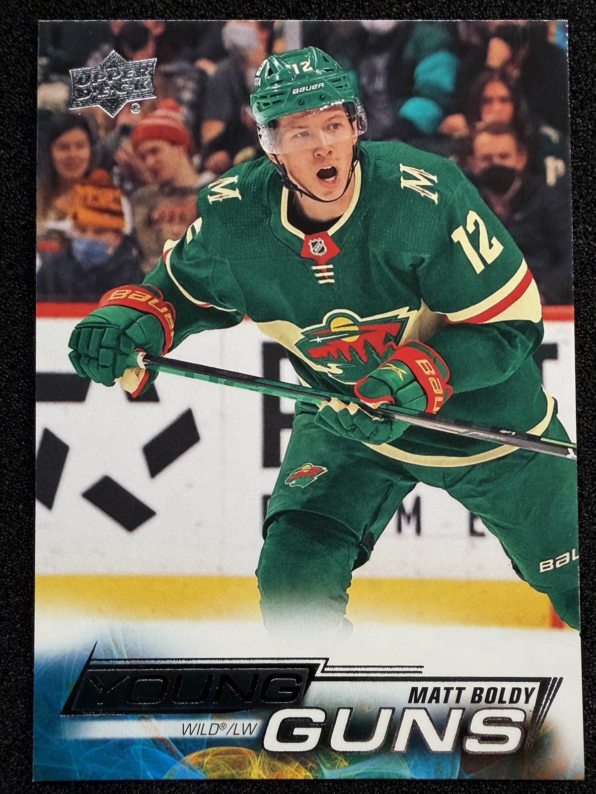 2022-23 Upper Deck Matt Boldy Young Guns #201 Minnesota Wild RC