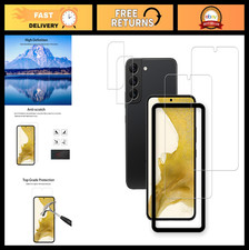 Easy Alignment Frame for Galaxy S22 5G - 2-Pack Tempered Glass  Camera Lens Pro