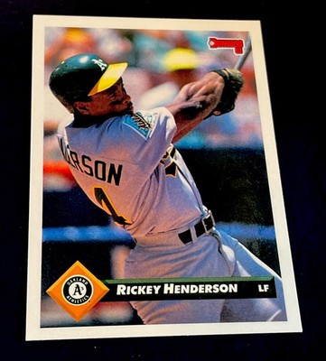 1993 Donruss - Rickey Henderson #315 -Oakland Athletics- MLB Hall Of Fame STAR