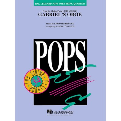 Gabriel's Oboe Pops For String Quartet Series Softcover
