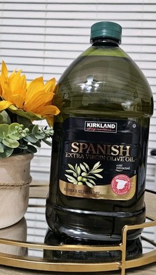 Kirkland Signature 100% Spanish Extra Virgin Olive Oil, 101 fl oz / 3 Liters