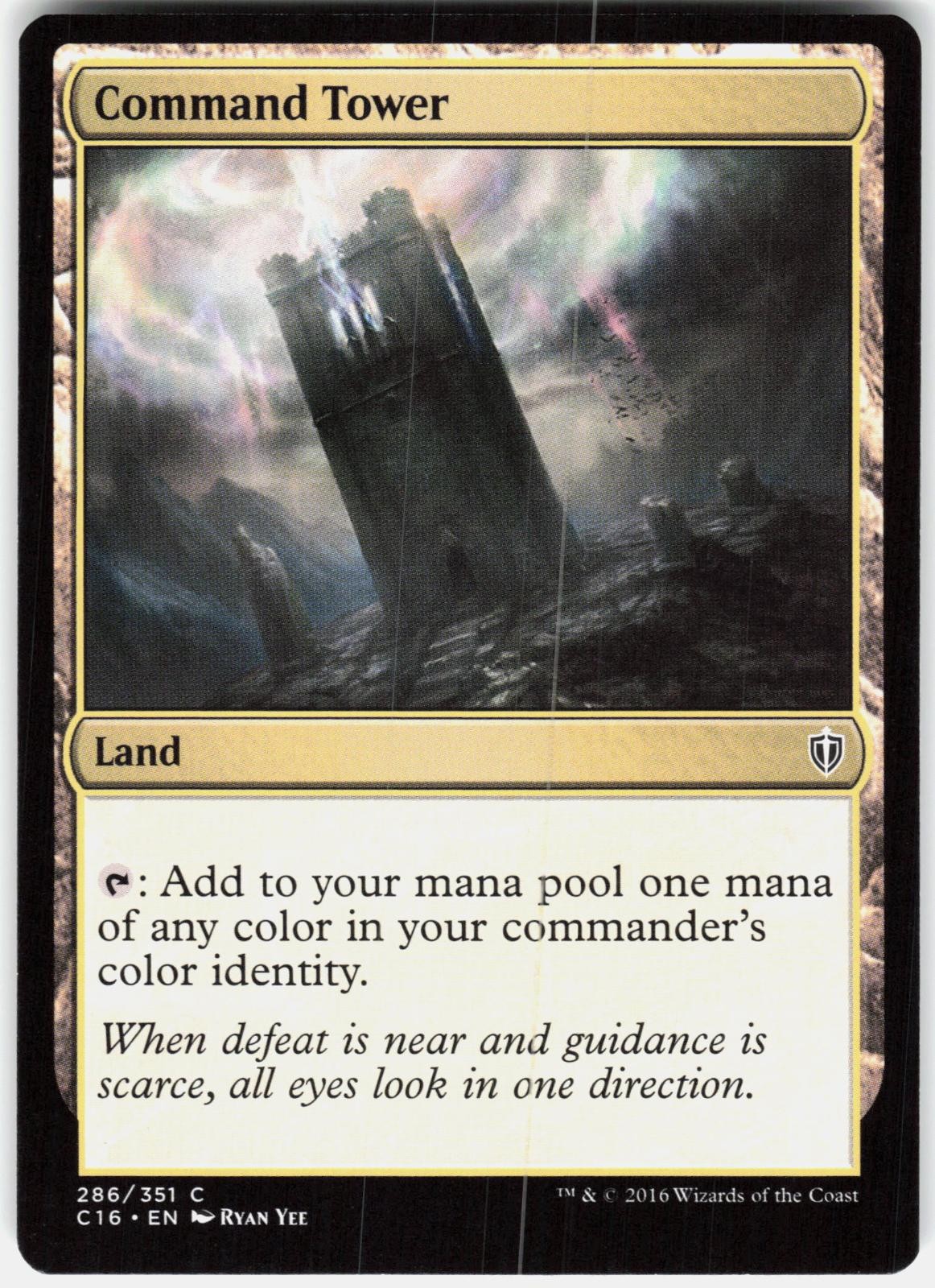 Command Tower 286 Common Commander 2016 Magic: The Gathering Lightly Played