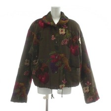 Dior Christian Sport Sports Vintage Batting Jacket Blouson Outerwear Floral Used