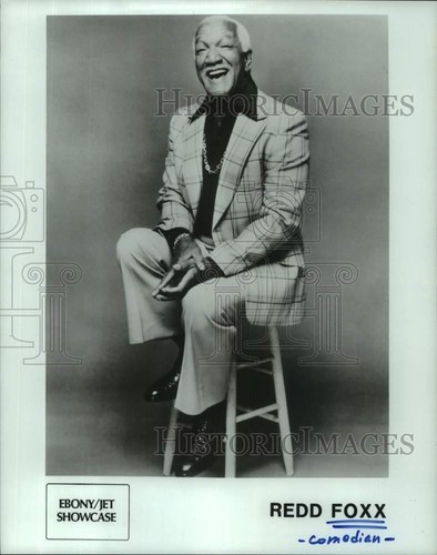 1986 Press Photo Comedian Redd Foxx - hcx45506 - Picture 1 of 2