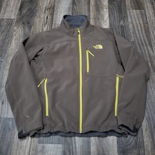 The North Face Men's Apex Bionic Jacket Brown/Yellow Size Medium Full Zip