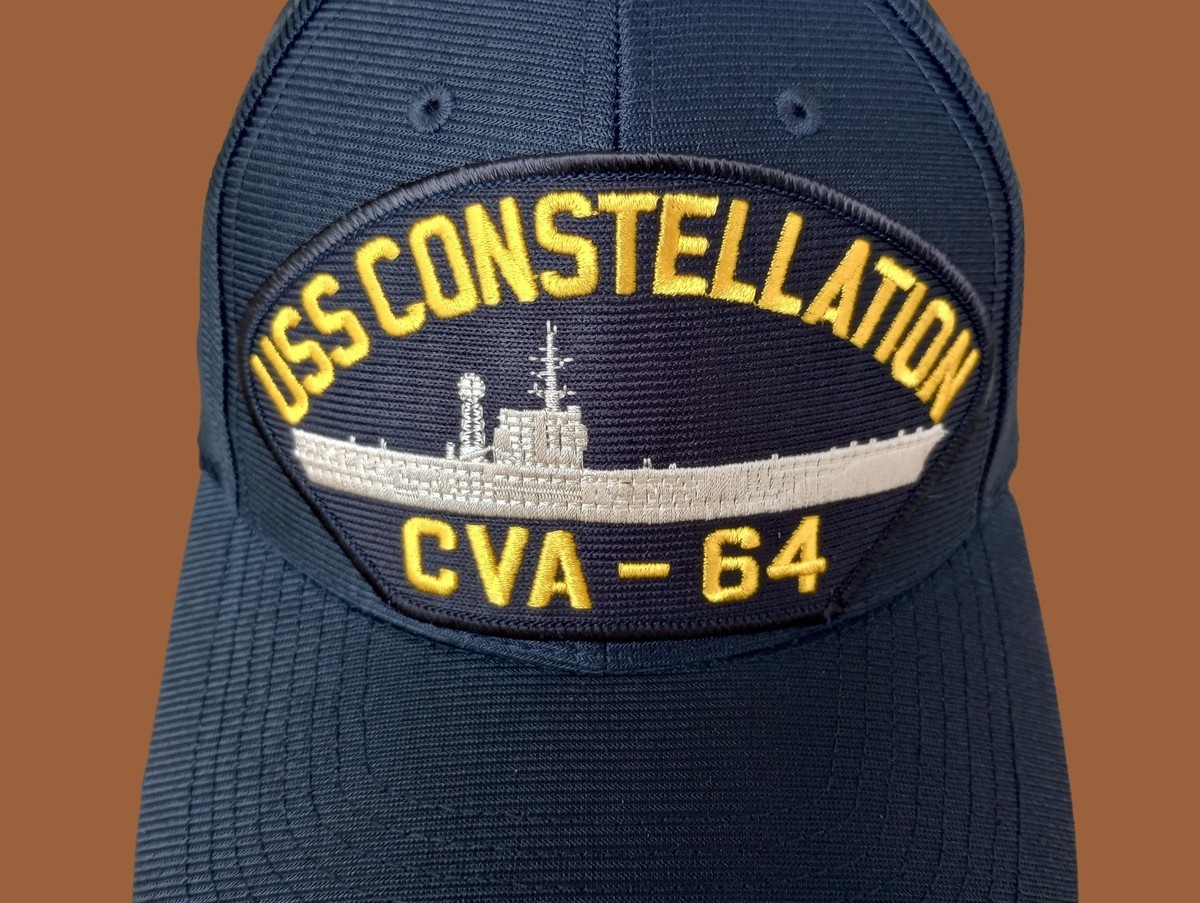 USS CONSTELLATION CVA-64 NAVY SHIP HAT U.S MILITARY OFFICIAL BALL