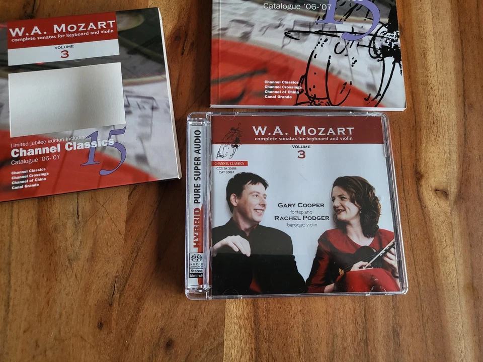 W.A. Mozart Gary Cooper Rachel Podger Complete Sonatas SACD - Bild 2 von 4