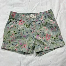 Wonder nation kids floral shorts 6/6x