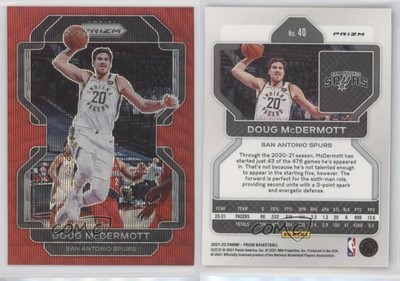 2021-22 Panini Prizm Ruby Wave Prizm Doug McDermott #40