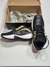 Under Armour Lockdown 7 Black Metallic Gold Size M10 Rd Description