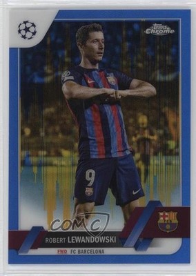 2022-23 Topps Chrome UEFA Club Competitions 32/75 Robert Lewandowski #9 07vd