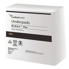 Wings Plus Underpad Heavy Absorbency 30X30" 10 ct