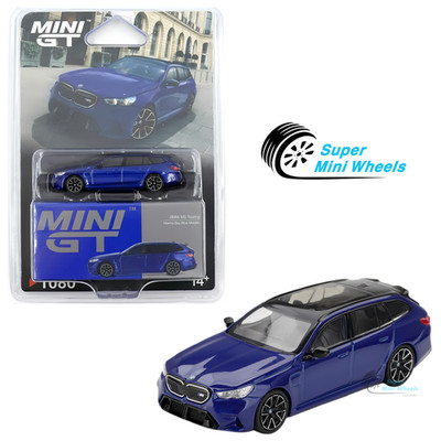 Mini GT 1:64 BMW M5 Touring Marina Bay Blue Metallic #1080